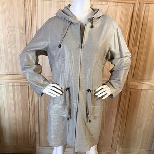 J. Jill Gold Shimmering utility jacket